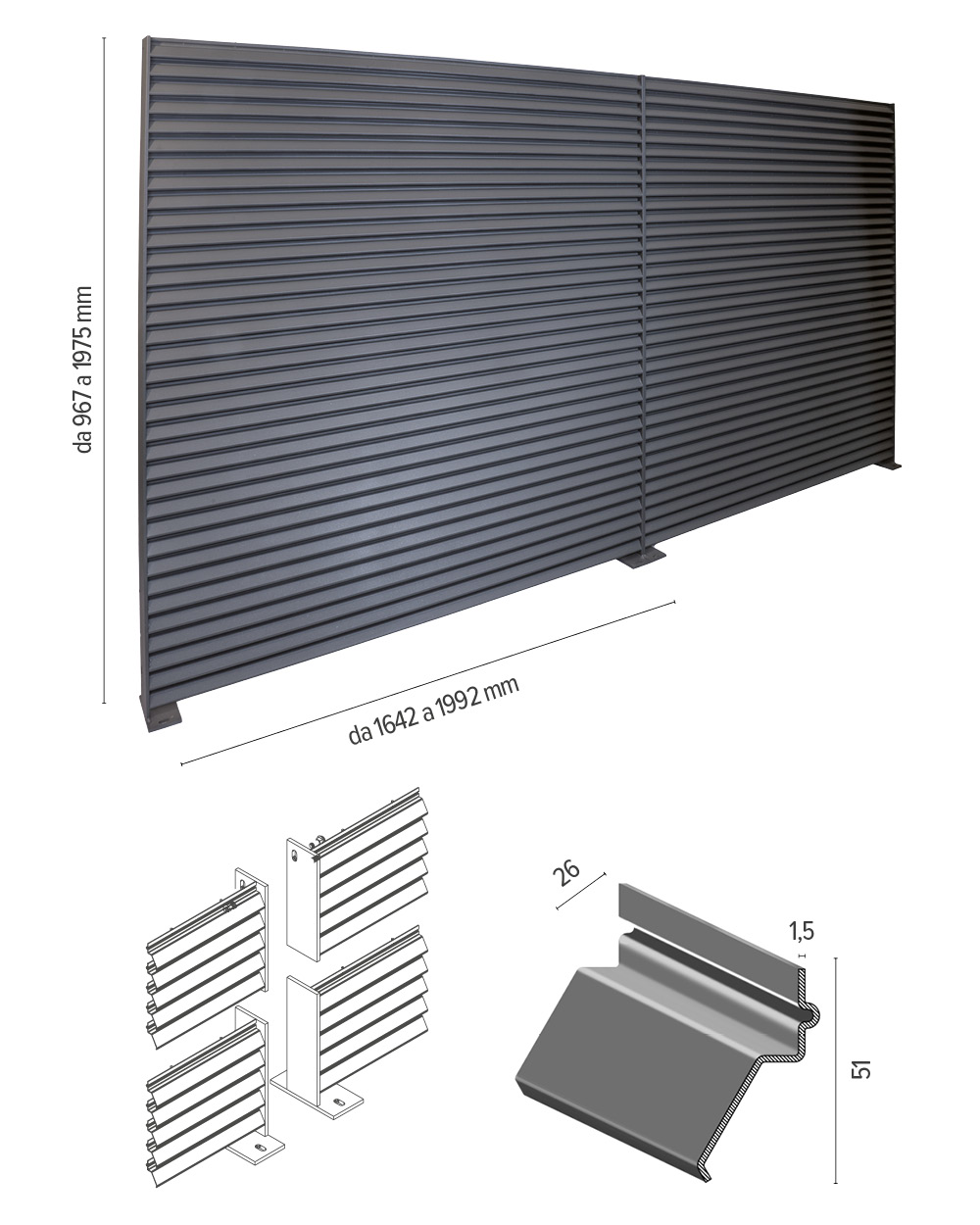 Talia ventus screen - info tecniche